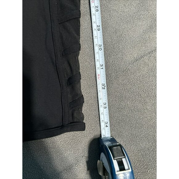 Lululemon Women's Leggings Side Pockets Black Mesh Sides Size 6 Sm - Read Desc - Picture 3 of 12